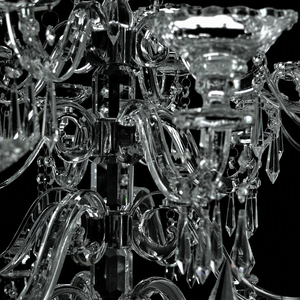 Candelabro de <span class=keywords><strong>Cristal</strong></span> Transparente de 17 Brazos, Centro de Mesa Alto, Hecho a Mano por Baosheng, para Decoración Navideña del Hogar - Product Image 5