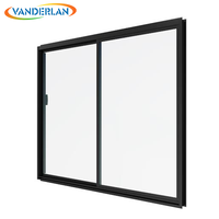 Ventana Corredera de Aleación de Aluminio con Garantía de 5 Años del Fabricante, Vidrio de Doble Panel Ecológico con Certificación CE para Proyectos Residenciales y Hoteleros