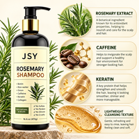 Kit de Soins Capillaires au Romarin et à la Biotine avec Shampoing, Après-Shampoing, Huile Capillaire et Conditionneur Intense pour des Cheveux Doux et Faciles à Coiffer Marque Privée