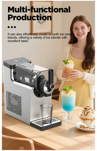 2025 New Multifunctional Household Small Stainless Steel Automatic Soft Ice Machine Milk Oil & Frozen Beverage Maker 2025 Multif - Product Image 3