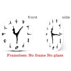 Reloj de pared de bailarina encantador para decoración del hogar, cronógrafo grande con aguja de mano, para Ballet y chica - Product Image 3