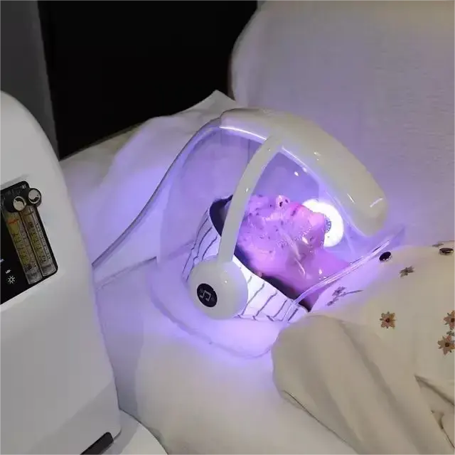 Mesin Facial Spa penglupas Jet oksigen 3 In 1, masker lampu LED 7 warna Penggunaan Spa dengan Jet