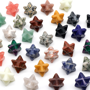 Jaspe Kambaba 3cm de diamètre Étoile Merkaba Guérison Géométrie Sacrée <span class=keywords><strong>Pierre</strong></span> <span class=keywords><strong>Chakra</strong></span> 30mm <span class=keywords><strong>Pierre</strong></span> précieuse sculptée avec gravure Artisanat - Product Image 1