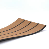 Tapis de sol de yacht WYC moderne antidérapant et résistant aux UV en PVC, pont synthétique en teck pour bateau, pour usage extérieur, technique lisse