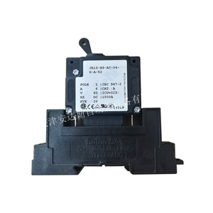 Interruptor Automático Miniatura Eaton JA1S-B9-AC-04-H-A-52 1P 6A DC 65V 1500A Icu Ics 20kV para Protección Eléctrica - Product Image 1