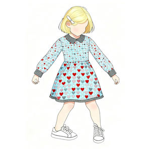 Vente chaude Bébé Robes En <span class=keywords><strong>Bambou</strong></span> Petite Fille Haute Qualité Automne À Manches Longues Bébé Vêtements Filles Vêtements Décontractés - Product Image 4