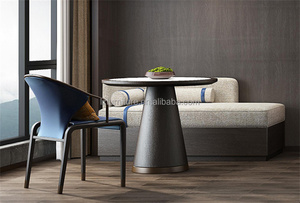 Usine OEM ODM : Mobilier de chambre complet sur mesure à faible coût pour hôtel 3 étoiles, lit King Size avec tables de chevet et têtes de lit assorties - Product Image 4