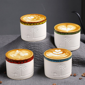 Nouvelles Tasses à Café en Céramique Créatives avec Motif Chameau du Désert en Relief, Souvenirs Personnalisés, Tasses à Espresso Rétro en Argile Grossière, Cadeaux en Gros - Product Image 1