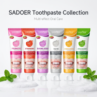 Dentifrice blanchissant SADOER à l'hydroxyapatite, saveur menthe, pour dents sensibles, haleine fraîche, nettoyage des dents, vente en gros directe usine