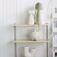 Vase à fleurs en béton blanc de table design minimaliste décoration de mariage pièce maîtresse vase en céramique pour la décoration intérieure