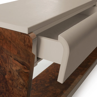 Table console de luxe faite à la main, écologique, avec cadre en bois plaqué, design moderne personnalisé pour entrée, salon d'appartement, meubles