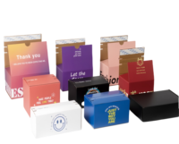 Boîtes en carton ondulé déchirable Kraft avec fermeture à glissière boîtes en papier doublées de papier d'aluminium pour l'expédition postale ensemble pliable pour l'emballage de perruque