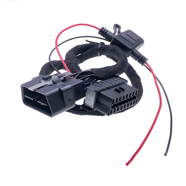 Obd2 Repair Wire Harness 3A Fuse with Obdii Diagnostic Cable