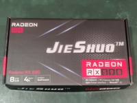 Carte graphique Jieshuo RX590 8 Go, nouvelle Radeon RX 590 256 bits, GPU de jeu pour utilisation au bureau, carte de jeu pour ordinateur, carte vidéo RX 590