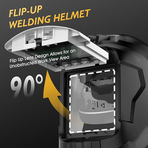 Casco de Soldadura Automático de 3.94 x 2.34 Pulgadas, Rango de Sombreado 4/5-9/9-13, Color Real, con Visor Abatible 1/1/1/1 - Product Image 2