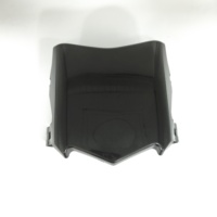 Plaque d'immatriculation pour vélo électrique, pare-brise avant, moto tout-terrain, plaque d'immatriculation de style américain, plaque d'immatriculation avant noire pour Surron Light Bee