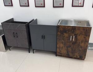 Modern Design Stainless Steel Metal Kitchen Furniture <strong>Sink</strong> Cabinets or <strong>Cupboard</strong> with Shelves - Product Image 6