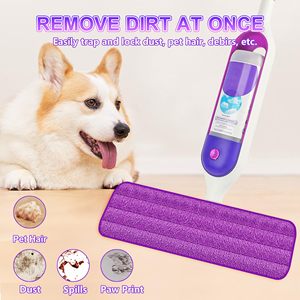 Cuscinetti per mocio riutilizzabili per wiffer PowerMop, tamponi per mocio elettrico 15 ''<span class=keywords><strong>ricariche</strong></span> in microfibra per la pulizia del pavimento in legno duro - Product Image 5