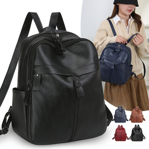 Mochila Impermeable con Logotipo Personalizado, Mochila de Cuero PU para Mujer, Diseño Moderno, Informal para Exteriores, para Viajes Diarios, Venta al por Mayor - Product Image 1