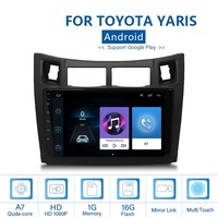 Reproductor de DVD para Auto Jiawell con Android, GPS, FM, Música, Audio, Video, Carplay, Wifi, BT, Pantalla IPS, Radio para Toyota Yaris 2005-2012