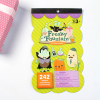 Pack de 242 autocollants fantaisie, autocollants en vinyle imperméables pour bouteilles d'eau, ordinateurs portables et cadeaux de fête d'Halloween pour enfants