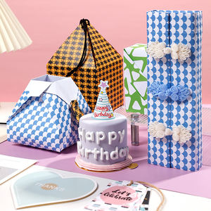 Papel de regalo de 50x70 cm de buena calidad, 6 piezas por juego, embalaje de papel de regalo - Product Image 4