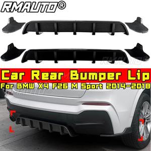 Accessoires extérieurs pour BMW X4 F26 M Sport 2014-2018, diffuseur de pare-chocs arrière, spoiler, protection de pare-chocs, kit carrosserie - Product Image 2