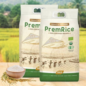 Sacs d'emballage pour riz en gros pour 2 kg 5 kg 10 kg Sacs d'emballage pour riz en plastique à fermeture latérale Sacs de riz classique au <span class=keywords><strong>jasmin</strong></span> de 1 kg avec poignée - Product Image 1
