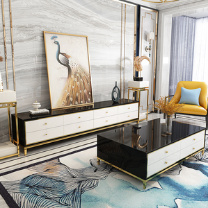 Living Room Furniture Table <strong>TV</strong> <strong>Stand</strong> <strong>Wood</strong> Cabinets - Product Image 6