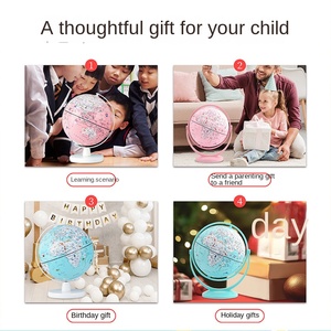 Pink Plastic <strong>Globe</strong> (Gemini Model)-Creative <strong>Childrens</strong> Day Elementary School Graduation Gift Glowing <strong>Globe</strong> Wholesale One Piece - Product Image 3