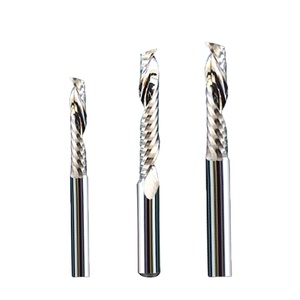 Fresa de corte descendente JC de 6mm para zurdos, fresa de PVC, eliminación de viruta inferior, broca de enrutador de flauta única acrílica, ODM OEM personalizado - Product Image 2