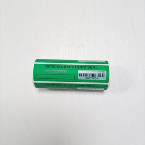 สติกเกอร์กันปลอมแบบไม่มีคราบกาว สีเขียว สำหรับสั่งซื้อจำนวนมาก ป้ายความปลอดภัยกันน้ำ พร้อมหมายเลขซีเรียล ฉลาก PET สำหรับบรรจุภัณฑ์ - Product Image 3