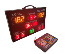Marcador <span class=keywords><strong>de</strong></span> baloncesto portátil LED electrónico 2025 <span class=keywords><strong>de</strong></span> China - Product Image 2