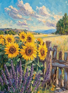Kit <span class=keywords><strong>de</strong></span> <span class=keywords><strong>peinture</strong></span> par numéros pour adultes CHENISTORY, tournesols, image sur toile <span class=keywords><strong>acrylique</strong></span>, travaux manuels, décoration intérieure, cadeau - Product Image 6