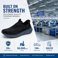 Chaussures décontractées pour hommes, tige en mesh, Phylon léger, respirantes, antidérapantes, à lacets, confortables pour la marche quotidienne, vente en gros OEM