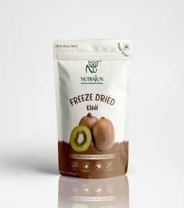 Tranches de kiwi lyophilisées de qualité supérieure, emballage en vrac, 100% fruits réels, collation naturelle, saine, sucrée, prête à manger, croustillante - Product Image 1