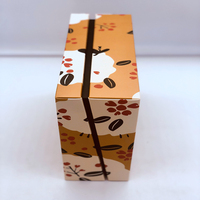 Individuelle Hochzeits-Schokoladen-Geschenkbox aus stabilem Karton, 2-teilig, für Trüffel und Pralinen, mit Logo