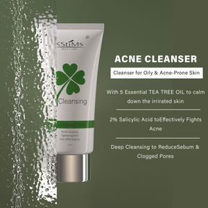 Coréen Purifiant Acné Soins Du Visage <span class=keywords><strong>Rose</strong></span> Tea Tree Riz <span class=keywords><strong>Eau</strong></span> Lumineux Visage Moussant Huile Nettoyant Gel Crème Nettoyant <span class=keywords><strong>pour</strong></span> Peau Sensible - Product Image 2