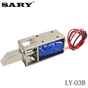Serrure intelligente SARY LY03 DC12v, petit électromagné, serrure magnétique à pousser-tirer DC, solénoïde sans recul, sans clés - Product Image 5