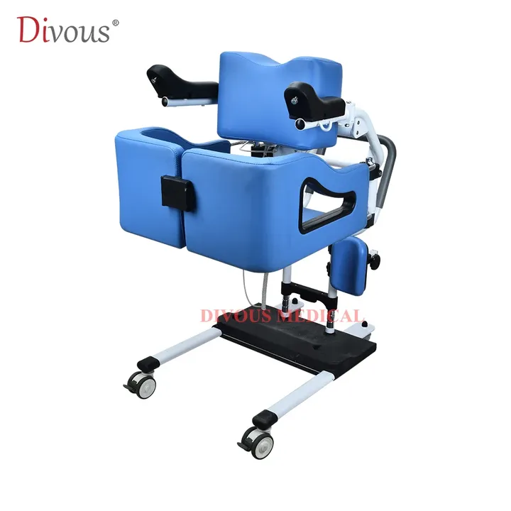 Multifunctional Electric Patients Lift Transfer Chair Commode Chair Toilet Lift for Elderly Disabled