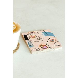 Posavasos de Piedra Única Serie Picasso 2 para Uso Promocional - Product Image 2