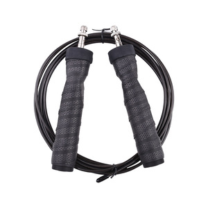 เชือกกระโดดทำจากพีวีซีกันลื่นใช้ฝึกฝนฟิตเนสสายเหล็กใหม่ - Product Image 1