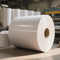 Rouleau géant de papier de démoulage biodégradable en glassine enduit de silicone, fourni par l'usine, pour étiquettes autocollantes et utilisation laitière