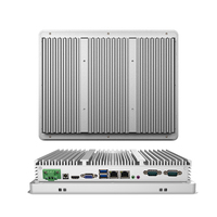 Nueva Computadora Industrial Integrada Todo en Uno de 12.1 Pulgadas, Plateada, Totalmente de Aluminio, Impermeable, con Windows 7 e Intel Core I7