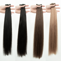 Extensions de cheveux Remy Nano Ring, mèches balayage à pointe nano, double épaisseur, qualité salon, en cheveux humains