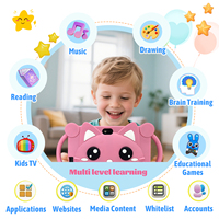 Tablette éducative Android 12 de 7 pouces pour enfants, WiFi, IPS 1024x600, MTK Quad Core, 3000 mAh, 2 Go de mémoire, nouveau produit électronique