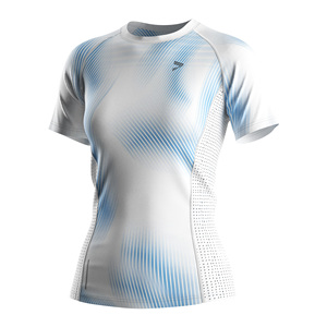 Camiseta Deportiva Casual para Mujer, Manga Raglán, Antiadherente, Corte Preciso para Carreras Cortas y Entrenamiento Cruzado - Product Image 2