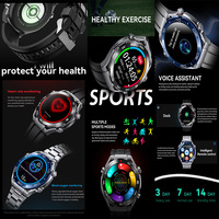Nouvelle conception HW5 Ultimate 1,52 pouces TFT NFC Charge sans fil Application Wearfit Pro Surveillance du mouvement Suivi Montre intelligente