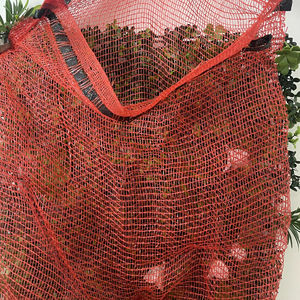 Bolsas de malla de yute multiusos de malla fina, ecológicas, extra grandes, resistentes, al por mayor, con bolsillo - Product Image 1