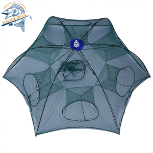 Nasse <span class=keywords><strong>de</strong></span> pêche télescopique automatique pliable portable en nylon à double nœud pour la pêche au smelt - Product Image 2